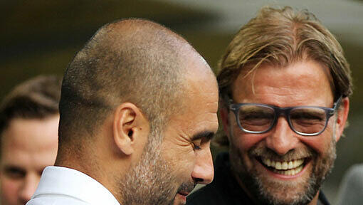 Pep Guardiola und Jürgen Klopp! Pep Guardiola und Jürgen Klopp!
