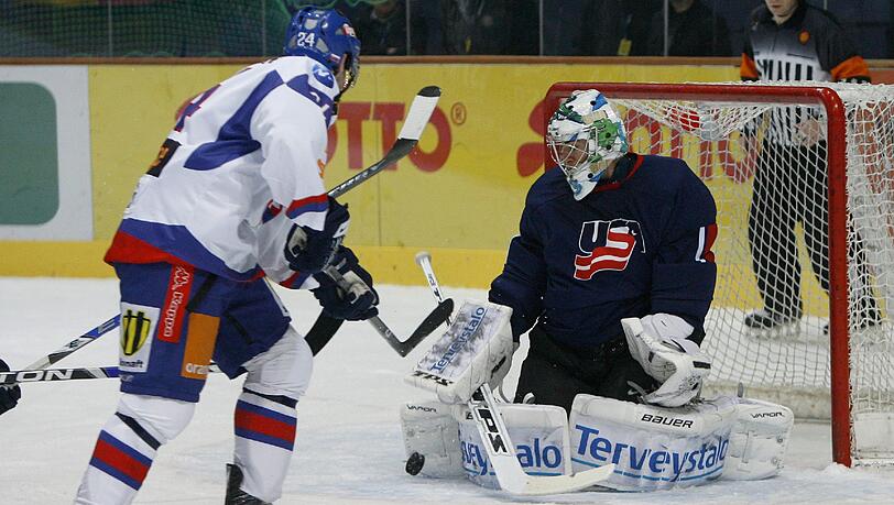 Kommt er zum EHC? US-Keeper David Leggio. Kommt er zum EHC? US-Keeper David Leggio.