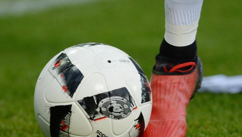 Ein Fußball-Spiel.