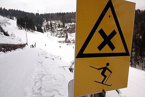 Die Piste, an der Althaus verunglückte und eine Frau starb