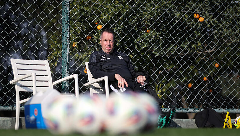 Sein Fazit zum Trainingslager in Belek f&auml;llt positiv aus: L&ouml;wen-Trainer Markus Kauczinski.