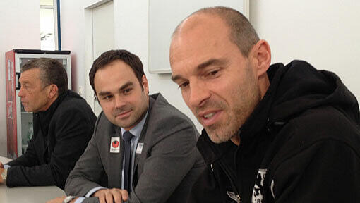 Si wollen den Aufstieg: Im Bild von links: Sportchef Florian Hinterberger, Geschäftsführer Robert Schäfer und Trainer Alexander Schmidt. Si wollen den Aufstieg: Im Bild von links: Sportchef Florian Hinterberger, Geschäftsführer Robert Schäfer und Trainer Alexander Schmidt.