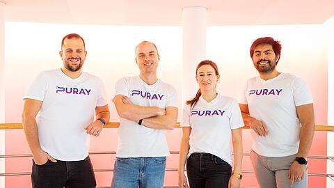 Das Team v.l.: Erick Pano, Martin Duffner, Christina Weber und Eduardo Borrero.