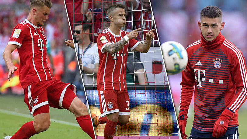 Die erste Champions-League-Reise und dann gleich nach Madrid: Lars Lukas Mai, Niklas Dorsch und Meritan Shabani (v.l.). Die erste Champions-League-Reise und dann gleich nach Madrid: Lars Lukas Mai, Niklas Dorsch und Meritan Shabani (v.l.).