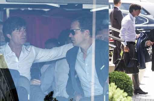 Die ersten Bilder nach der bitteren Niederlage gegen Italien: Löw verlässt das Mannschaftshotel