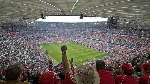 Die Allianz Arena umfasst ab sofort 71.000 Zuschauerplätze Die Allianz Arena umfasst ab sofort 71.000 Zuschauerplätze