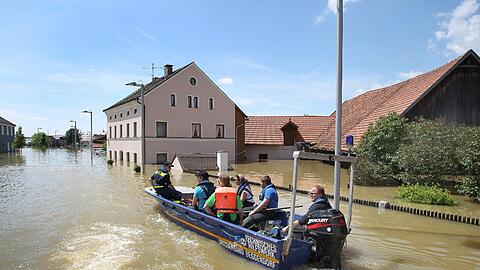 Aktuelle Fotos vom Hochwasser in Deggendorf: Fotos von der Flut.