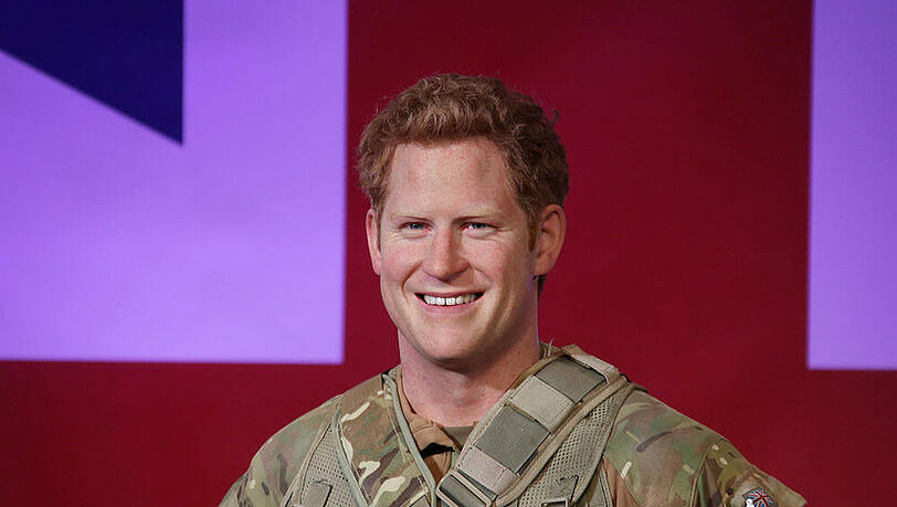 Prinz Harry als Soldaten-Wachsfigur bei Madame Tussauds Prinz Harry als Soldaten-Wachsfigur bei Madame Tussauds