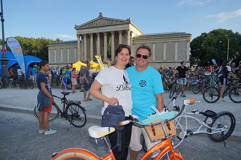 Über 16.000 Münchner waren bei der siebten Radlnacht dabei. Die Bilder.