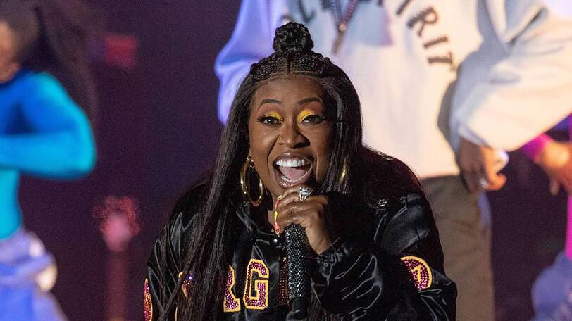Missy Elliott während eines Auftritts in Virginia Beach
