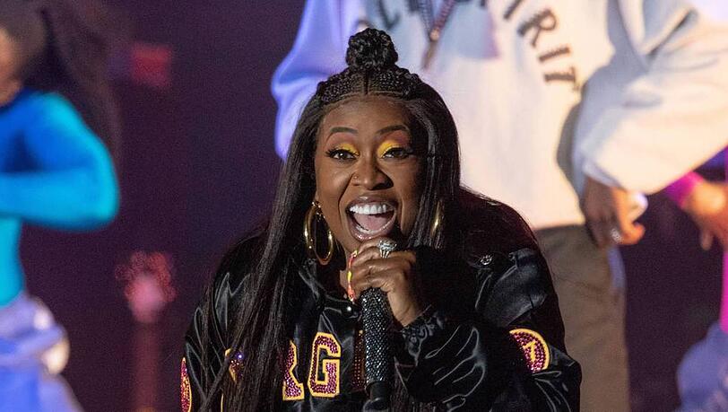 Missy Elliott während eines Auftritts in Virginia Beach