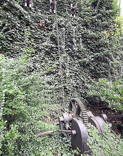 Letztes Überbleibsel von Ludwig Weinbergers Karosseriewerkstatt.