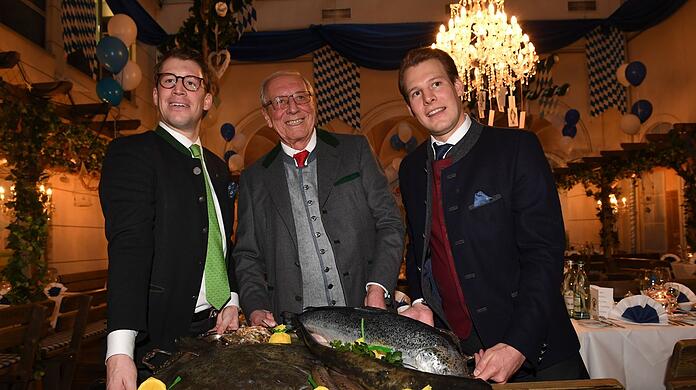 Franziskaner-Wirt Edi Reinbold (79) mit seinen Söhnen Ludwig (l.) und Mathias.
