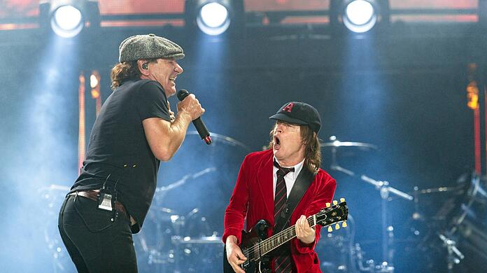 AC/DC bei einem Konzert in Nürnberg 2015.