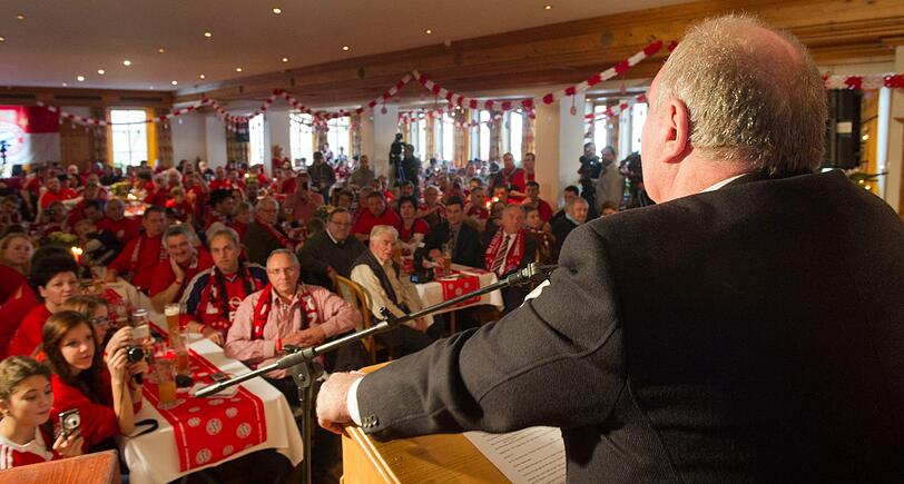 Uli Hoeneß besucht die "Oiztaler Mammuts Emmading" - Die Bilder