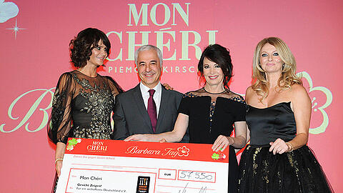 Helena Christensen, Gastgeber Carlo Vassallo, Iris Berben und Frauke Ludowig