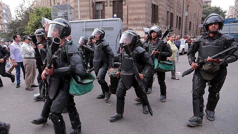 Polizeikräfte in Kairo (Archivbild). Polizeikräfte in Kairo (Archivbild).