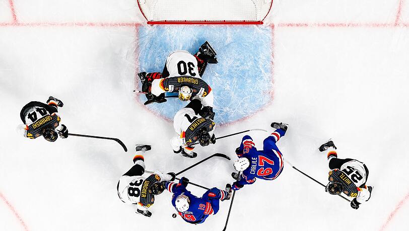NHL-Torhüter Philipp Grubauer und sein Team kämpften gegen die US-Amerikaner, mussten sich aber geschlagen geben. NHL-Torhüter Philipp Grubauer und sein Team kämpften gegen die US-Amerikaner, mussten sich aber geschlagen geben.