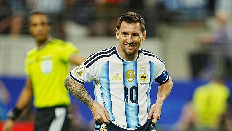Für Messi lief es gegen Österreich lange unglücklich. Für Messi lief es gegen Österreich lange unglücklich.