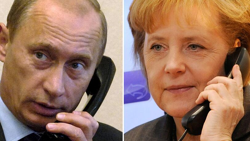 Merkel hat in einem Telefonat mit Kremlchef Wladimir Putin darauf gedrängt, die Präsidentschaftswahlen in der Ukraine am 25. Mai zu respektieren. Merkel hat in einem Telefonat mit Kremlchef Wladimir Putin darauf gedrängt, die Präsidentschaftswahlen in der Ukraine am 25. Mai zu respektieren.