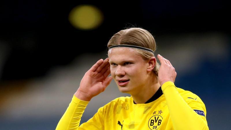 Begehrter Dortmunder Torjäger: Erling Haaland. Begehrter Dortmunder Torjäger: Erling Haaland.