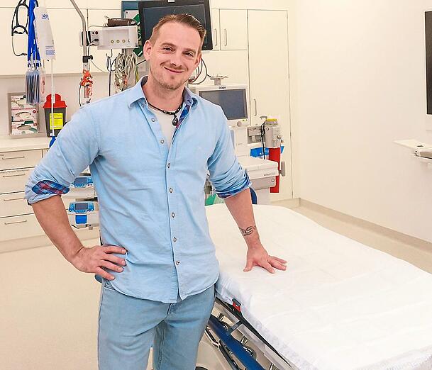 Florian Lemmink leitet die Notaufnahme in Bogenhausen. Er ist oft frustriert von seinem Job gewesen. Das hat sich ver&auml;ndert.