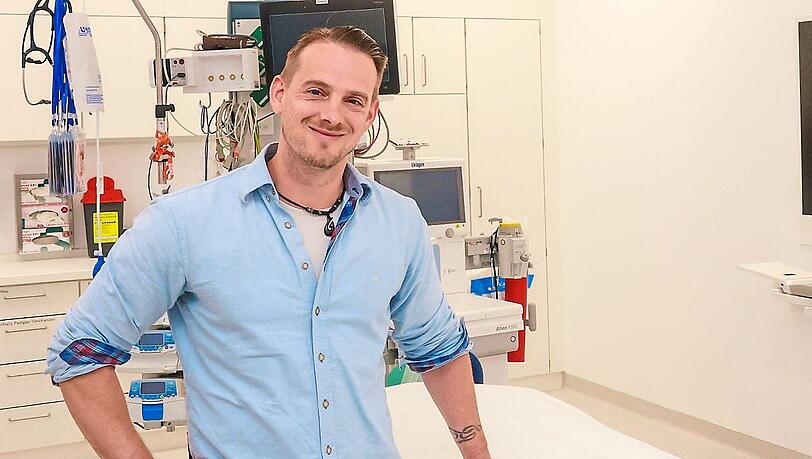 Florian Lemmink leitet die Notaufnahme in Bogenhausen. Er ist oft frustriert von seinem Job gewesen. Das hat sich verändert. Florian Lemmink leitet die Notaufnahme in Bogenhausen. Er ist oft frustriert von seinem Job gewesen. Das hat sich verändert.