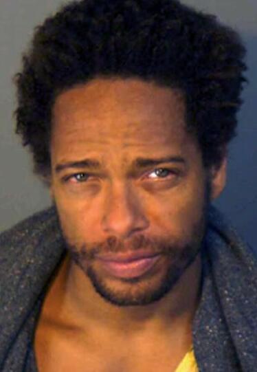Schauspieler Gary Dourdan nach seiner Festnahme wegen Drogenbesitz.