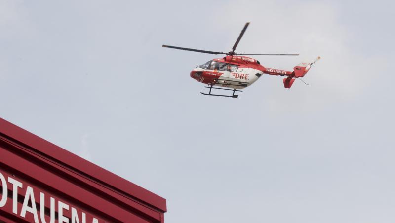 Ein Rettungshubschrauber startet an der Notaufnahme. Foto: Julian Stratenschulte/Archiv Ein Rettungshubschrauber startet an der Notaufnahme. Foto: Julian Stratenschulte/Archiv