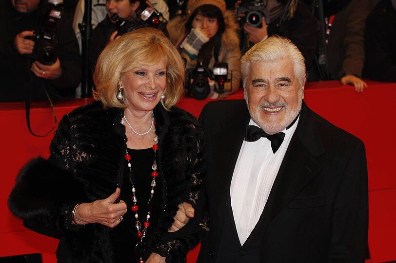 Mario Adorf zusammen mit Ehefrau Monique. Mario Adorf zusammen mit Ehefrau Monique.