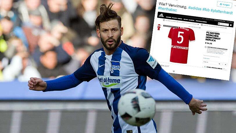 Steht vor seinem Debüt in der deutschen Nationalelf - und ein Bayern-Trikot von ihm für kurze Zeit im Adidas-Shop zum Verkauf: Marvin Plattenhardt. Steht vor seinem Debüt in der deutschen Nationalelf - und ein Bayern-Trikot von ihm für kurze Zeit im Adidas-Shop zum Verkauf: Marvin Plattenhardt.