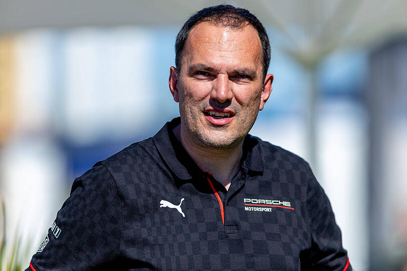 Florian Modlinger, Porsches Gesamtprojektleiter bei der Formel E. Florian Modlinger, Porsches Gesamtprojektleiter bei der Formel E.