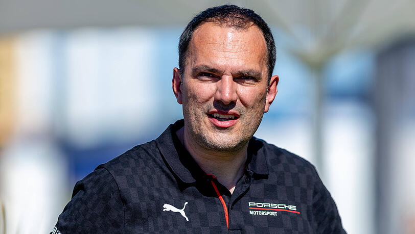 Florian Modlinger, Porsches Gesamtprojektleiter bei der Formel E. Florian Modlinger, Porsches Gesamtprojektleiter bei der Formel E.
