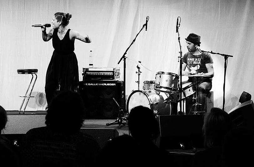 &bdquo;Katrin Sofie F. und der Däne&ldquo; mit ihrem Sprechgesang Spoken Beat.