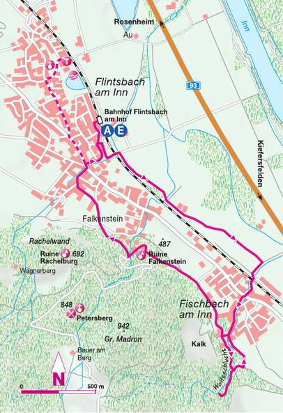Von Flintsbach zur Wolfsschlucht Von Flintsbach zur Wolfsschlucht