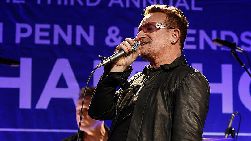 Auf der Bühne gibt Bono alles, doch ein Fahrradunfall machte ihm nun einen Strich durch die Rechnung Auf der Bühne gibt Bono alles, doch ein Fahrradunfall machte ihm nun einen Strich durch die Rechnung