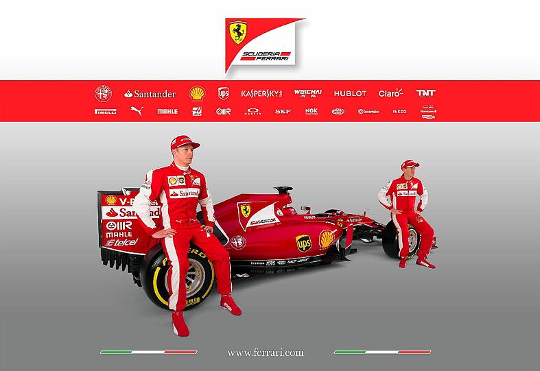 Sebastian Vettel und Kimi Räikkönen starten mit dem SF15-T in die neue Saison. So sieht der neue Bolide von allen Seiten aus - die Bilder.