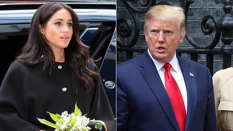 Donald Trump machte einen neuen Versuch, seine Aussagen über Herzogin Meghan zu erklären