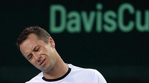 Philipp Kohlschreiber musste sich in seinem Match der weißrussischen Nummer eins mit 6:4, 5:7 und 6:7 geschlagen geben.