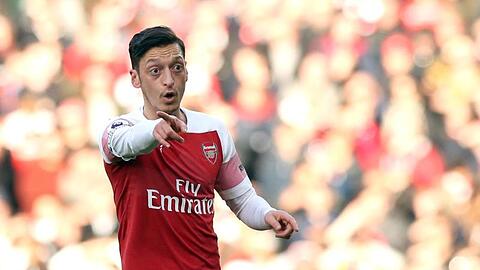 Nach 41 Tagen wieder in der Startelf: Arsenals Kapitän Mesut Özil.