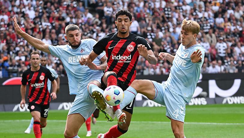 Remis in Frankfurt: Die Eintracht und der 1. FC Köln haben sich 1:1 getrennt.