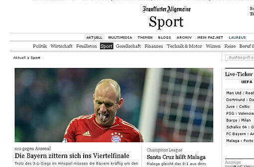 Ähnlich schreibt die Frankfurter Allgemeine Zeitung (FAZ).