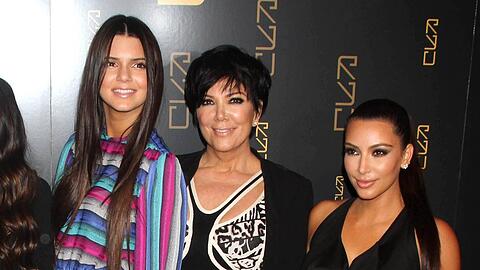 Drei der Protagonistinnen von "The Kardashians": Kendall Jenner, Kris Jenner und Kim Kardashian (v.l.).
