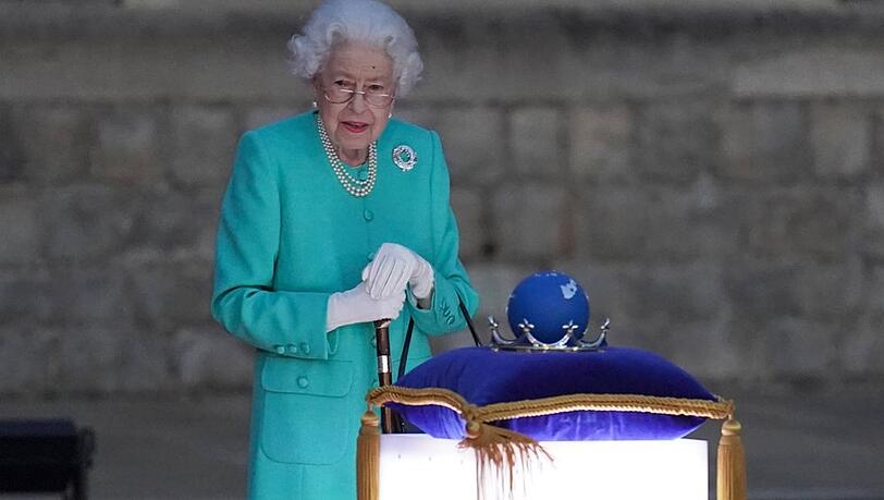 Die Queen bei einer Veranstaltung auf Schloss Windsor.