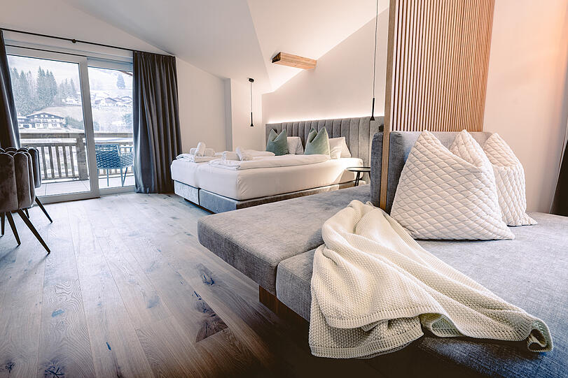 Ein Blick in die eleganten Suiten des Hotels.