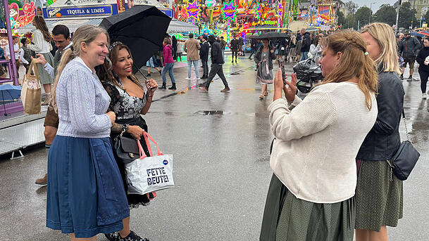 Auf dem Oktoberfest wird Patricia Blanco häufig von Besuchern erkannt.