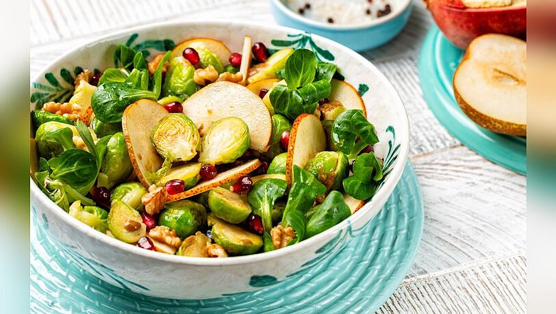 Dieser Salat macht optisch einiges her.