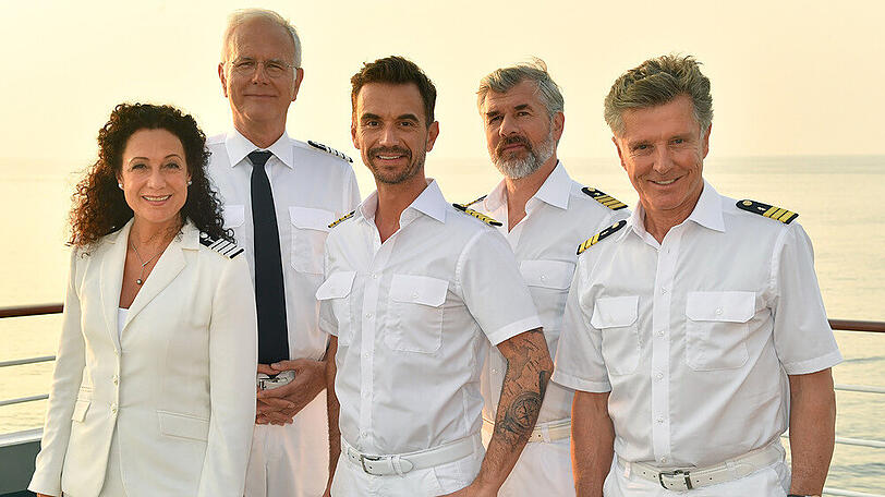 Hanna Liebhold (Barbara Wussow), Oskar Schifferle (Harald Schmidt), Kapitän Max Parger (Florian Silbereisen), Staff-Kapitän Martin Grimm (Daniel Morgenroth), Dr. Sander (Nick Wilder)