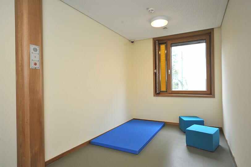 Das Jugendhilfezentrum Scapinellistraße bei der Eröffnung im letzten April.