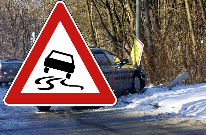 Glatteis auf Bayerns Straßen haben zu über 30 Verletzten und einem Todesfall geführt.